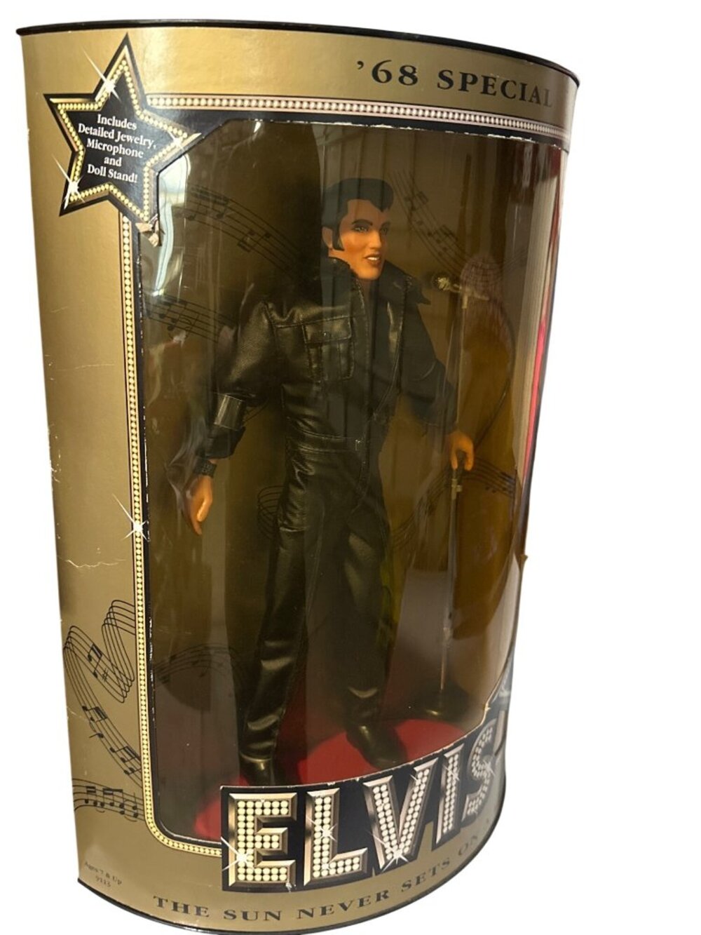 Elvis Presley 68 Special Collectors Edition Doll With Mic & Stand - Picture 4 of 6